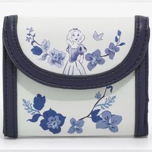 NWT Her Universe Disney Snow White tonal floral small wallet